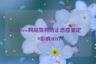 WordPress網(wǎng)站如何防止惡意重定向影響SEO？