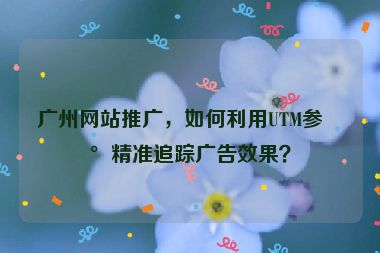 廣州網(wǎng)站推廣，如何利用UTM參數(shù)精準(zhǔn)追蹤廣告效果？