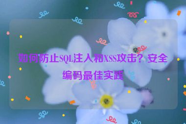 如何防止SQL注入和XSS攻擊？安全編碼最佳實(shí)踐