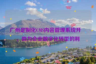 廣州定制化CMS內(nèi)容管理系統(tǒng)開發(fā)，助力企業(yè)數(shù)字化轉(zhuǎn)型的利器