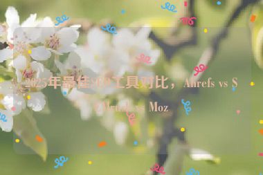 2025年最佳SEO工具對比，Ahrefs vs SEMrush vs Moz
