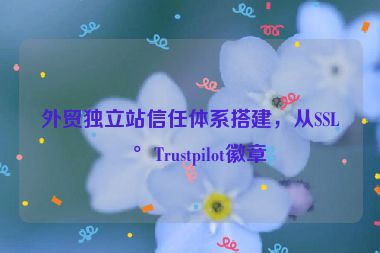 外貿(mào)獨(dú)立站信任體系搭建,從SSL到Trustpilot徽章