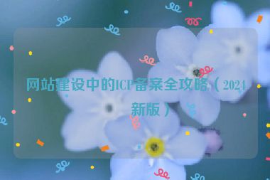 網(wǎng)站建設中的ICP備案全攻略（2024最新版）