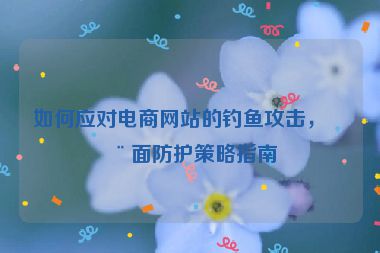 如何應(yīng)對(duì)電商網(wǎng)站的釣魚攻擊，全面防護(hù)策略指南