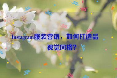 Instagram服裝營(yíng)銷，如何打造品牌視覺風(fēng)格？