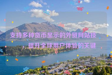 支持多種貨幣顯示的外貿(mào)網(wǎng)站技術(shù)，提升全球用戶體驗的關(guān)鍵