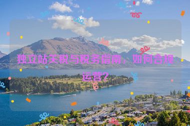 獨(dú)立站關(guān)稅與稅務(wù)指南，如何合規(guī)運(yùn)營？