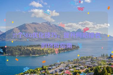 27個(gè)SEO優(yōu)化技巧，提升網(wǎng)站排名的終極指南