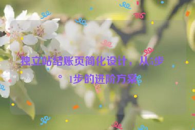 獨(dú)立站結(jié)賬頁簡化設(shè)計(jì)，從5步到1步的進(jìn)階方案