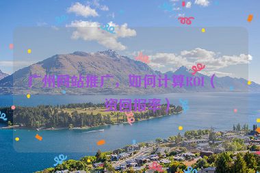 廣州網(wǎng)站推廣，如何計算ROI（投資回報率）