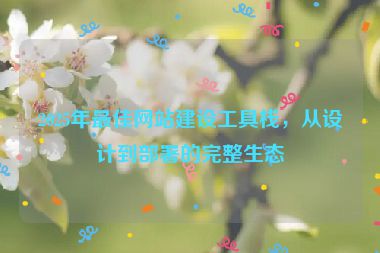 2025年最佳網(wǎng)站建設(shè)工具棧，從設(shè)計(jì)到部署的完整生態(tài)