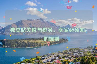 獨(dú)立站關(guān)稅與稅務(wù)，賣家必須知道的規(guī)則