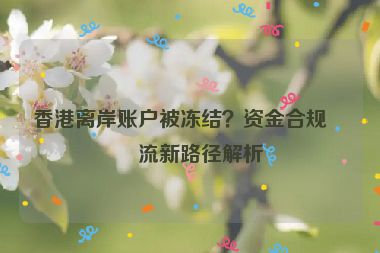 香港離岸賬戶被凍結(jié)？資金合規(guī)回流新路徑解析