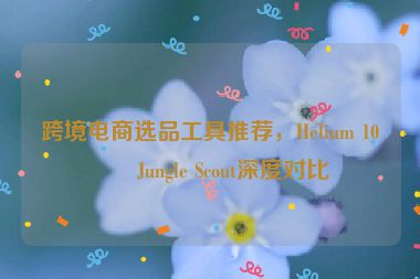 跨境電商選品工具推薦，Helium 10與Jungle Scout深度對比