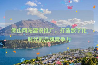 佛山網(wǎng)站建設(shè)推廣，打造數(shù)字化時(shí)代的品牌競(jìng)爭(zhēng)力