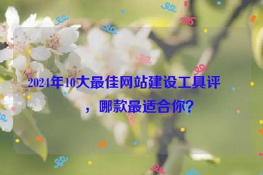 2024年10大最佳網(wǎng)站建設(shè)工具評測，哪款最適合你？