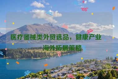 醫(yī)療器械類外貿(mào)選品，健康產(chǎn)業(yè)的海外拓展策略