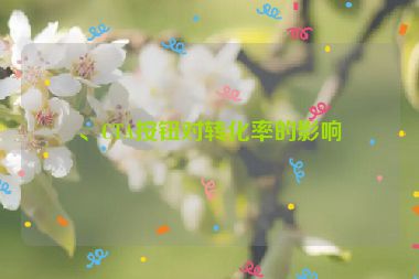 、CTA按鈕對轉(zhuǎn)化率的影響