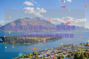 外貿(mào)獨立站必備Chrome插件清單，提升效率與轉(zhuǎn)化率的利器