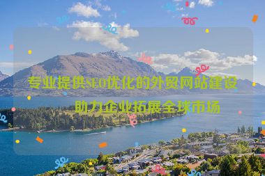 專業(yè)提供SEO優(yōu)化的外貿(mào)網(wǎng)站建設(shè)，助力企業(yè)拓展全球市場