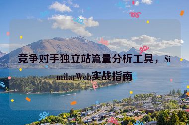 競爭對手獨(dú)立站流量分析工具，SimilarWeb實戰(zhàn)指南