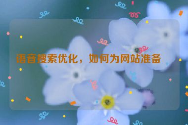 語音搜索優(yōu)化，如何為網(wǎng)站準(zhǔn)備？