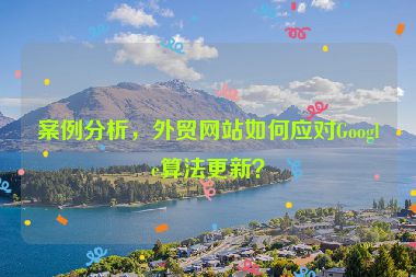 案例分析，外貿(mào)網(wǎng)站如何應(yīng)對Google算法更新？