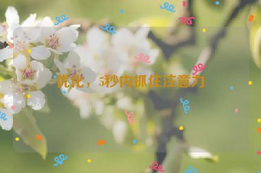 優(yōu)化，5秒內(nèi)抓住注意力