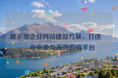 展示型企業(yè)網(wǎng)站建設(shè)方案，打造專(zhuān)業(yè)形象與高效營(yíng)銷(xiāo)平臺(tái)